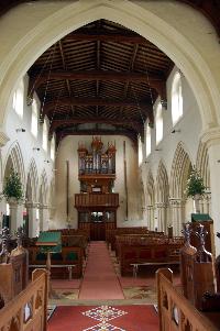 The interior looking west August 2007